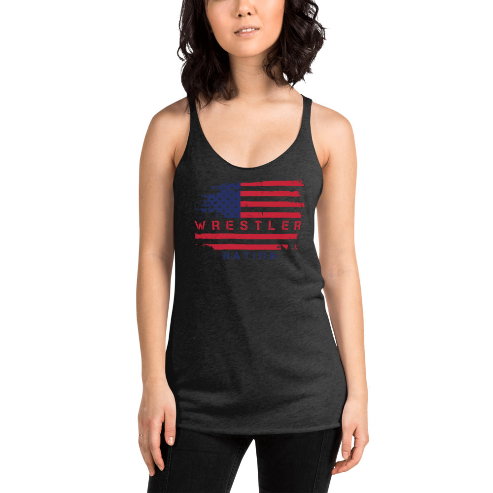 Women's Wrestler Nation Racerback Tank