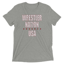 Load image into Gallery viewer, Women&#39;s Wrestler Nation USA Short Sleeve T-Shirt