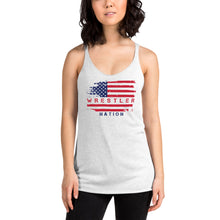 Load image into Gallery viewer, Women&#39;s Wrestler Nation Racerback Tank
