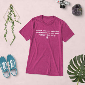 Respect The Arts T-shirt: Judo and Wrestling