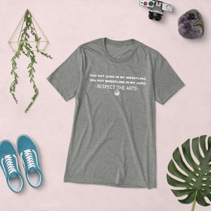 Respect The Arts T-shirt: Judo and Wrestling