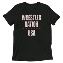 Load image into Gallery viewer, Women&#39;s Wrestler Nation USA Short Sleeve T-Shirt