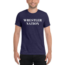 Load image into Gallery viewer, Soft Triblend Short Sleeve Wrestler Nation T-Shirt
