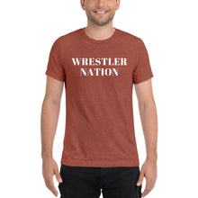Load image into Gallery viewer, Soft Triblend Short Sleeve Wrestler Nation T-Shirt