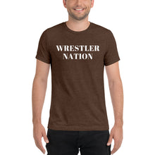 Load image into Gallery viewer, Soft Triblend Short Sleeve Wrestler Nation T-Shirt