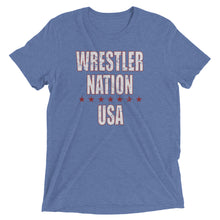 Load image into Gallery viewer, Women&#39;s Wrestler Nation USA Short Sleeve T-Shirt