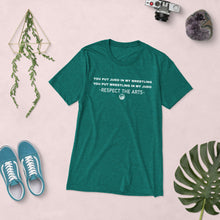 Load image into Gallery viewer, Respect The Arts T-shirt: Judo and Wrestling