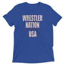 Load image into Gallery viewer, Women&#39;s Wrestler Nation USA Short Sleeve T-Shirt