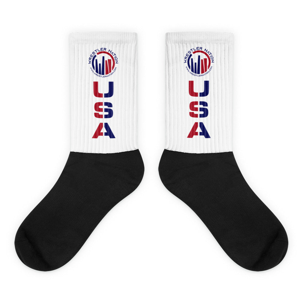 Wrestler Nation USA Socks