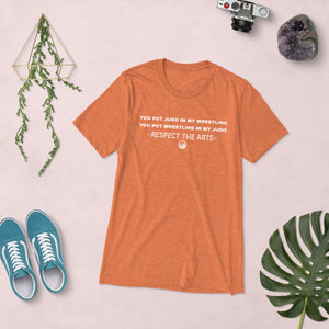 Respect The Arts T-shirt: Judo and Wrestling