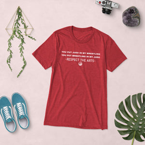 Respect The Arts T-shirt: Judo and Wrestling