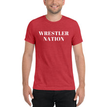 Load image into Gallery viewer, Soft Triblend Short Sleeve Wrestler Nation T-Shirt