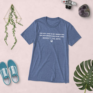 Respect The Arts T-shirt: Judo and Wrestling